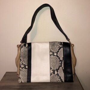 Vince camuto leather shoulder bag